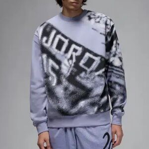 EXCLUSIVE Jordan Mvp Crew-Neck Fleece Sweatshirt - Purple